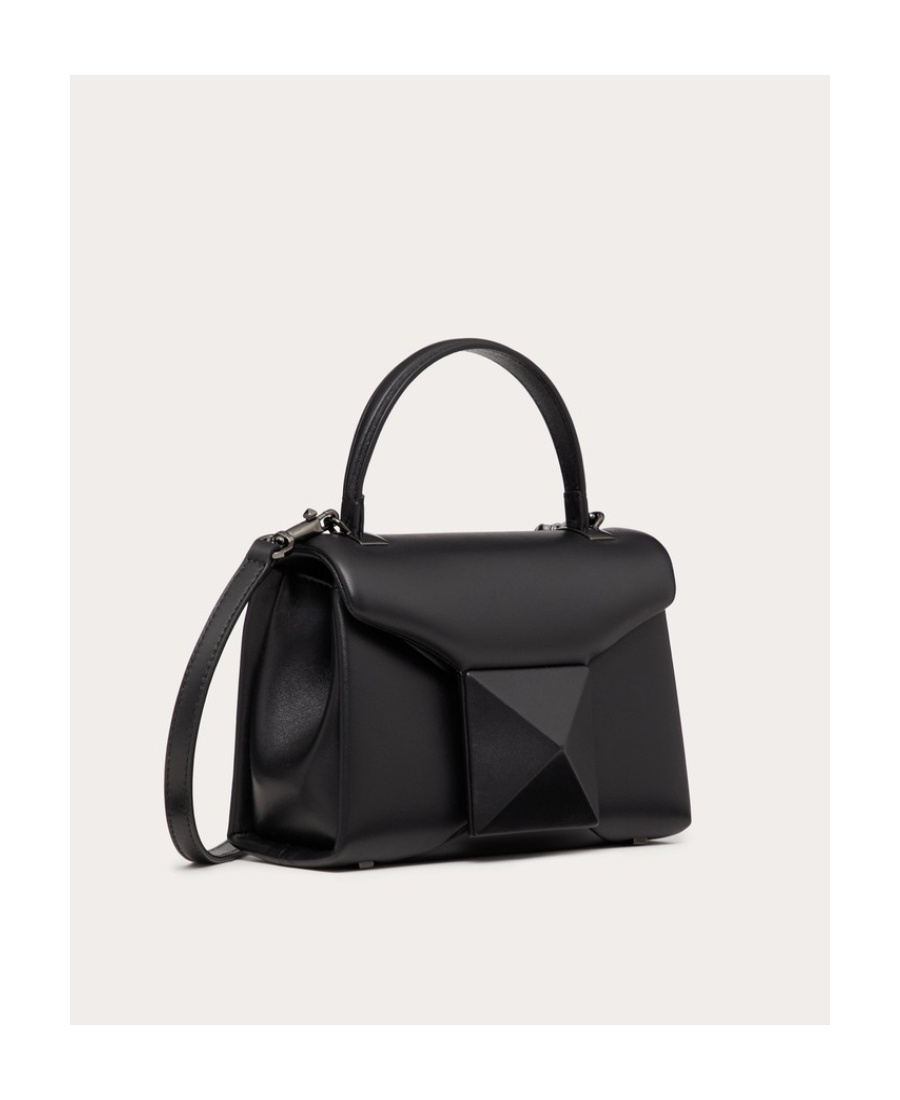 Valentino One Stud Mini Tote Bag In Black