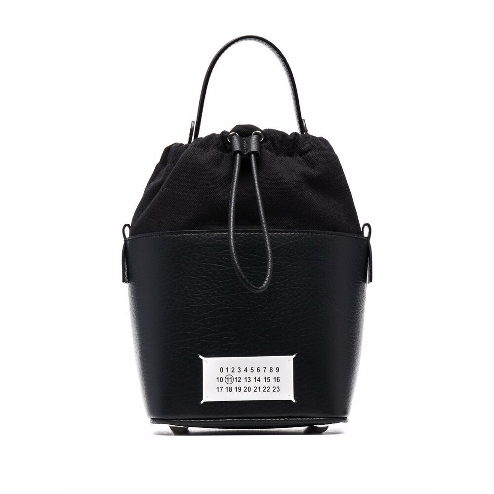Maison Margiela Borsa A Secchiello 5ac Piccola In Black