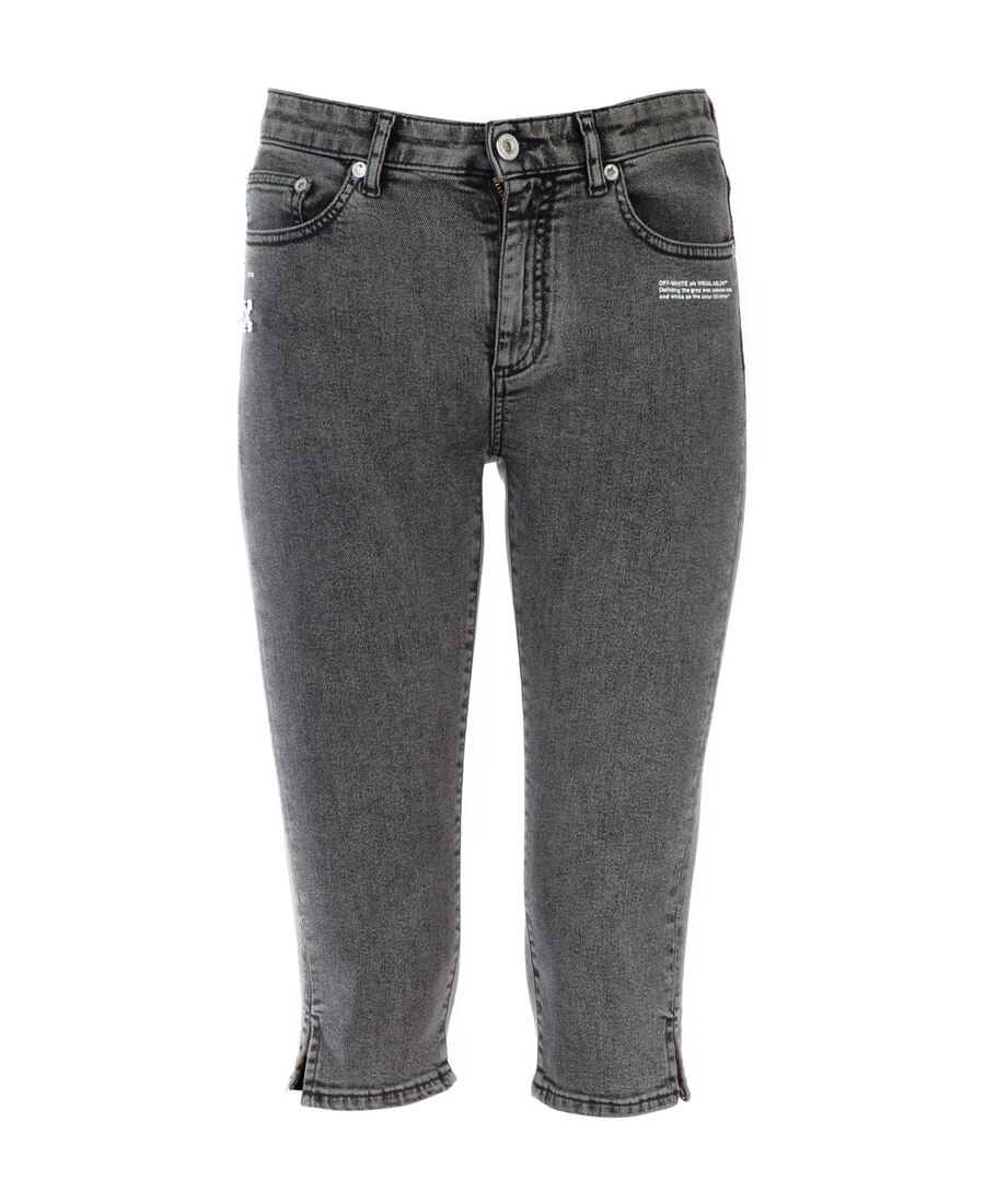 Off-white Denim Capri Trousers