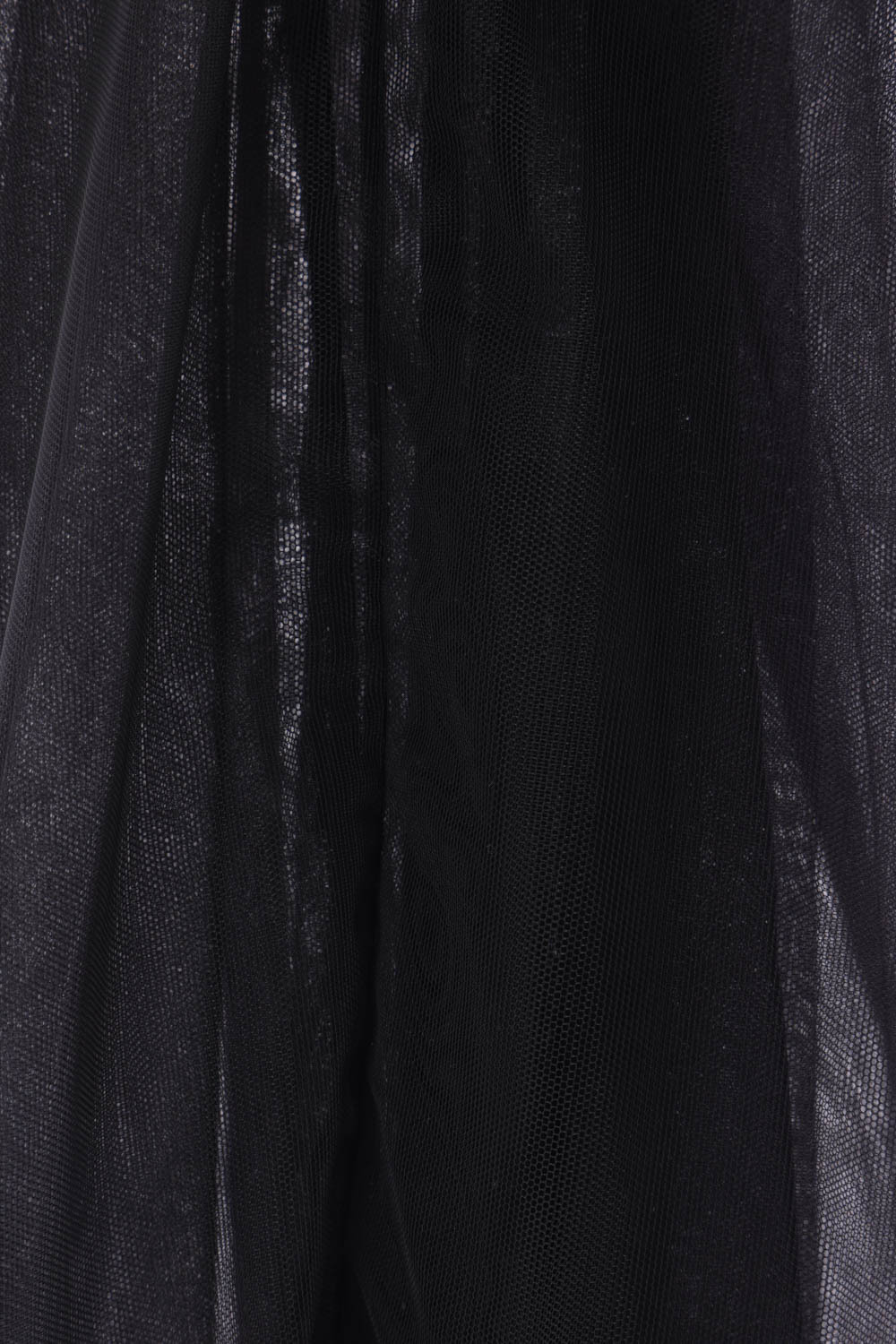 Simone Rocha Zipped Tulle Midi Skirt In Black