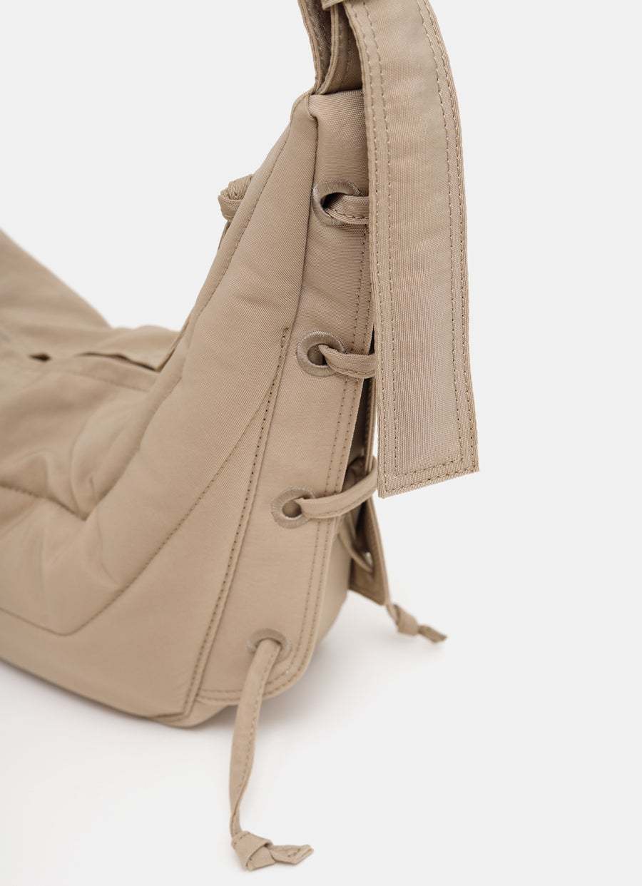 Shop Lemaire Small Soft Game Bag In Nude