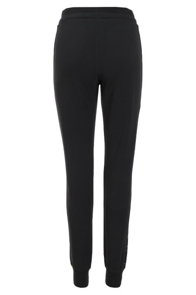 Ea7 Logo Details Sweatpants In Black