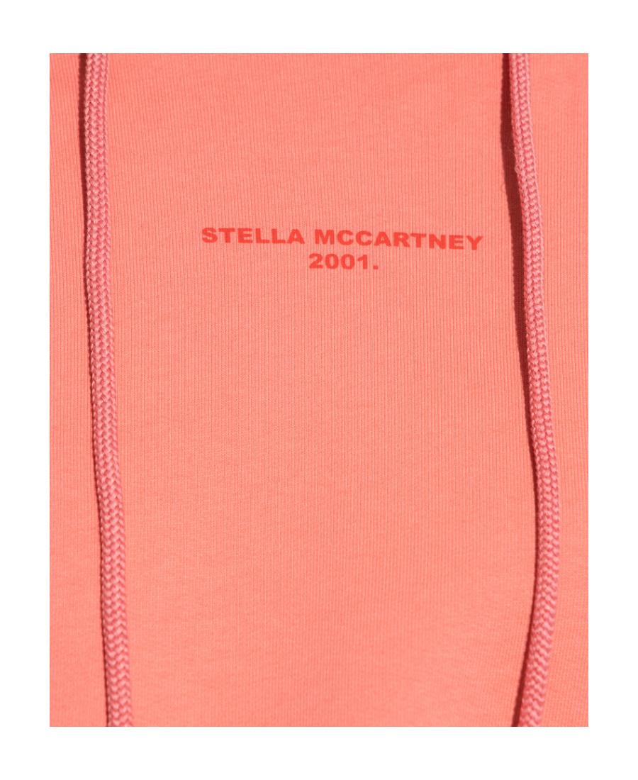 Stella Mccartney Drawstring Hooded Sweater In Pink