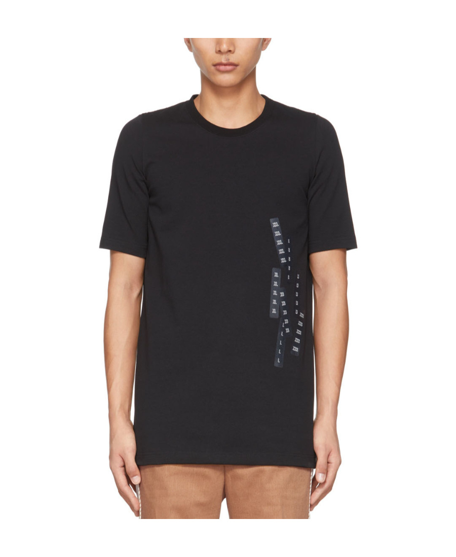 Doublet Graphic-print Short-sleeve T-shirt In Black
