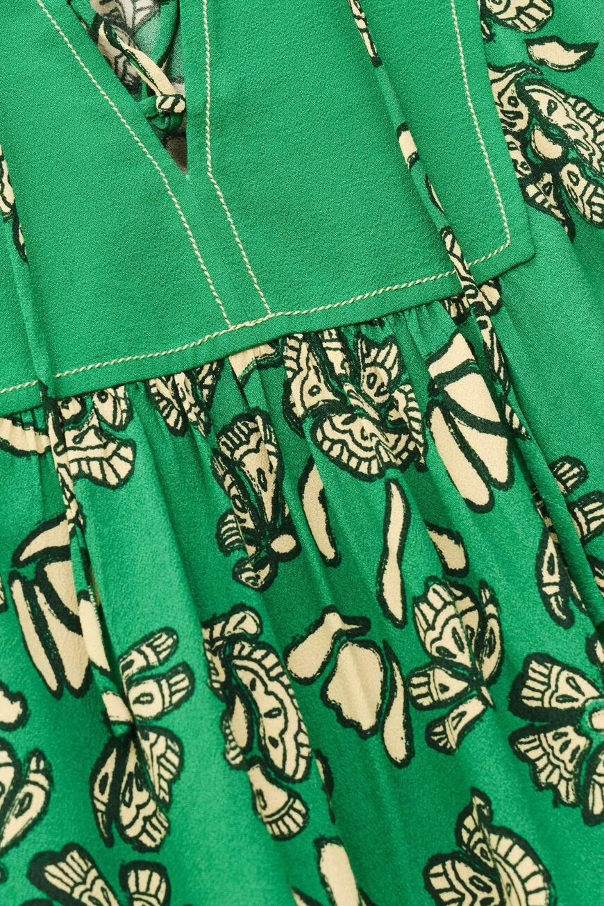 Bash Aura Blouse In Green