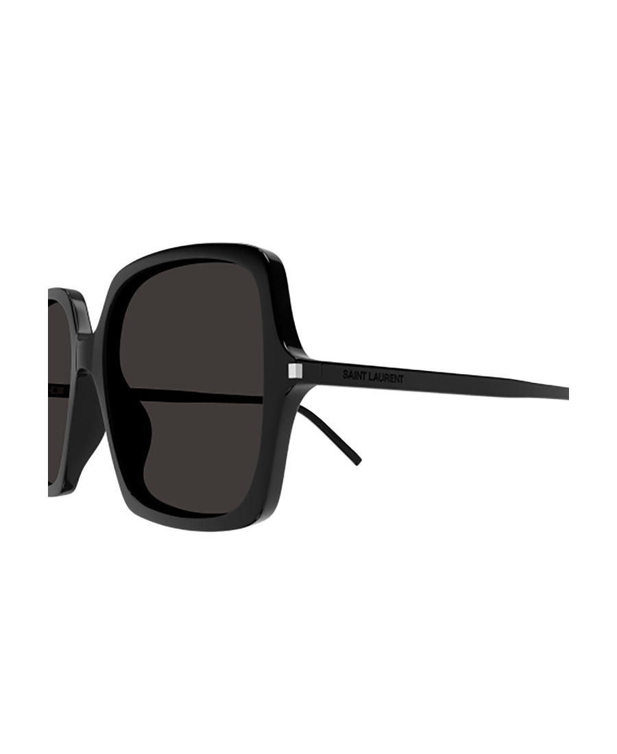 Saint Laurent Sl 591 Square-frame Sunglasses In Black