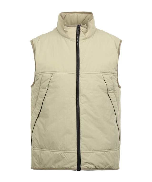 Burberry Zippered Vest In Nude
