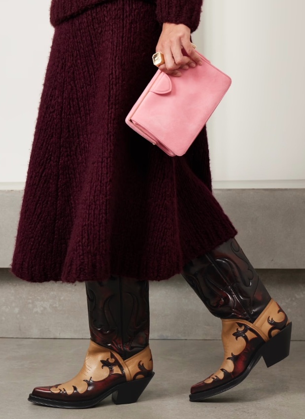 Gabriela Hearst Pointed Toe Boots In Multi