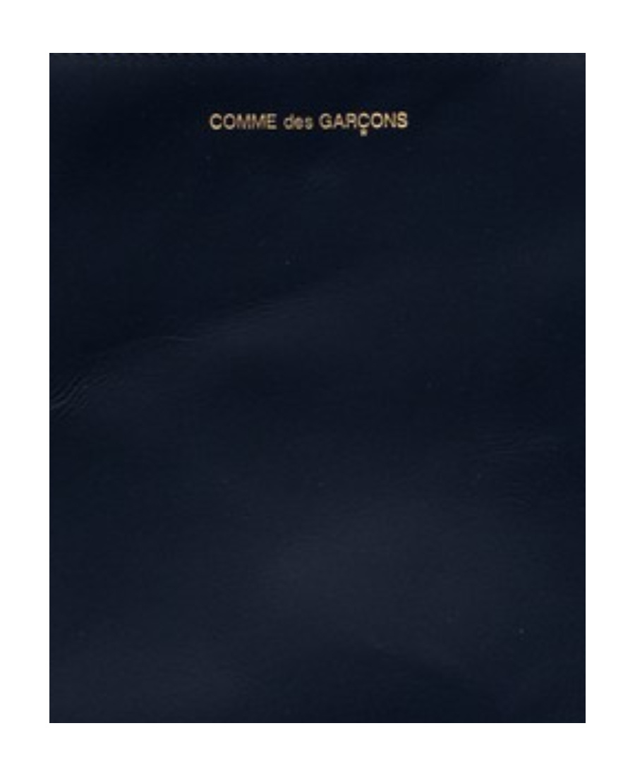 COMME DES GARÇONS PLAY NAVY BLUE ZIPPER WALLET