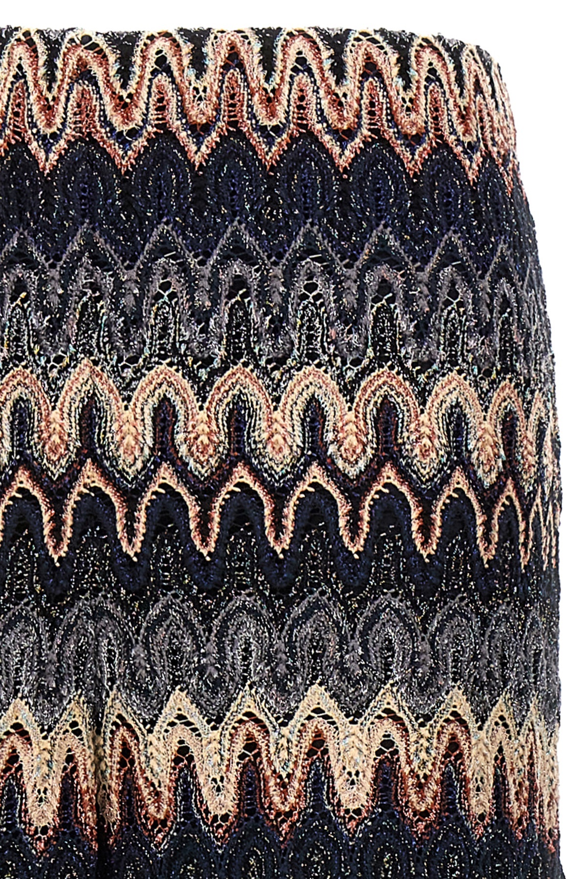 MISSONI ZIGZAG LUREX FLARED TROUSERS