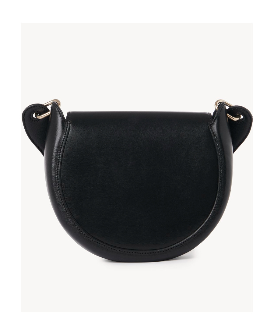 Chloé Chloe Black Leather Small Arlene Crossbody Bag In Black