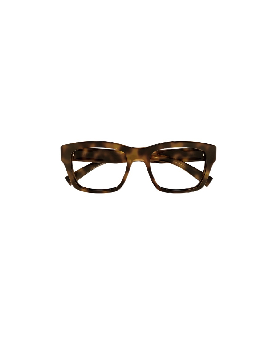 Saint Laurent Eyewear Rectangle Frame Glasses In Black