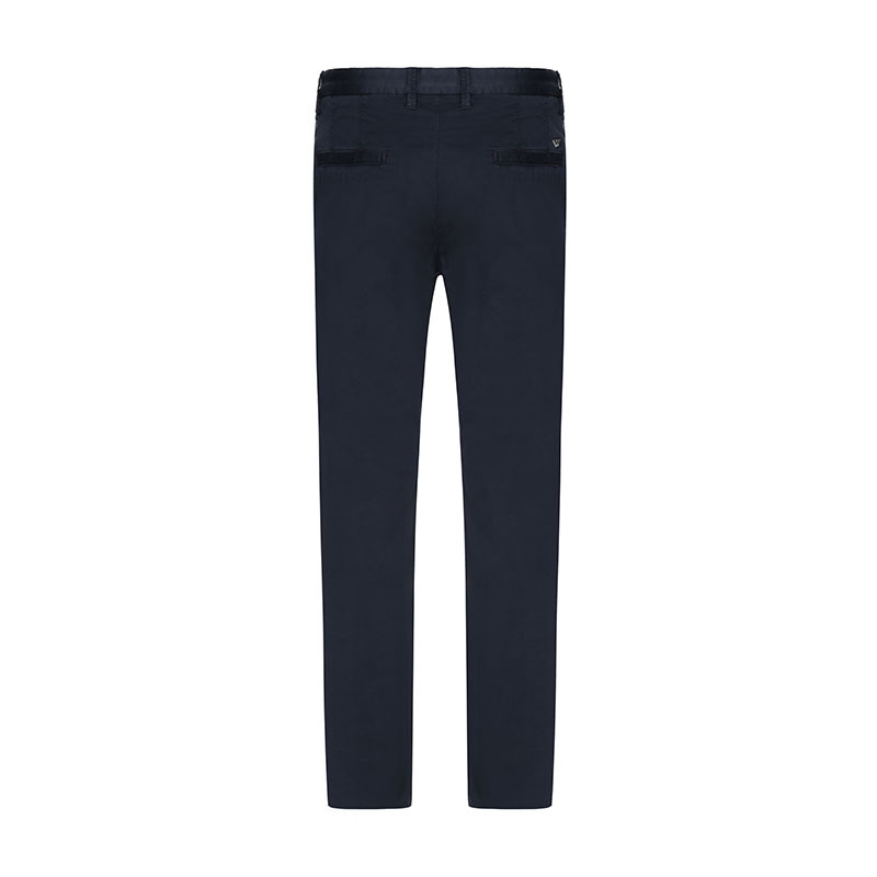 EMPORIO ARMANI LOGO STRAIGHT CASUAL PANTS