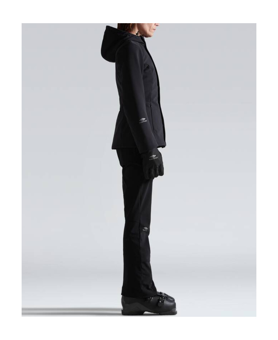 Balenciaga Women 3b Sports Icon Ski Hourglass Parka In Black