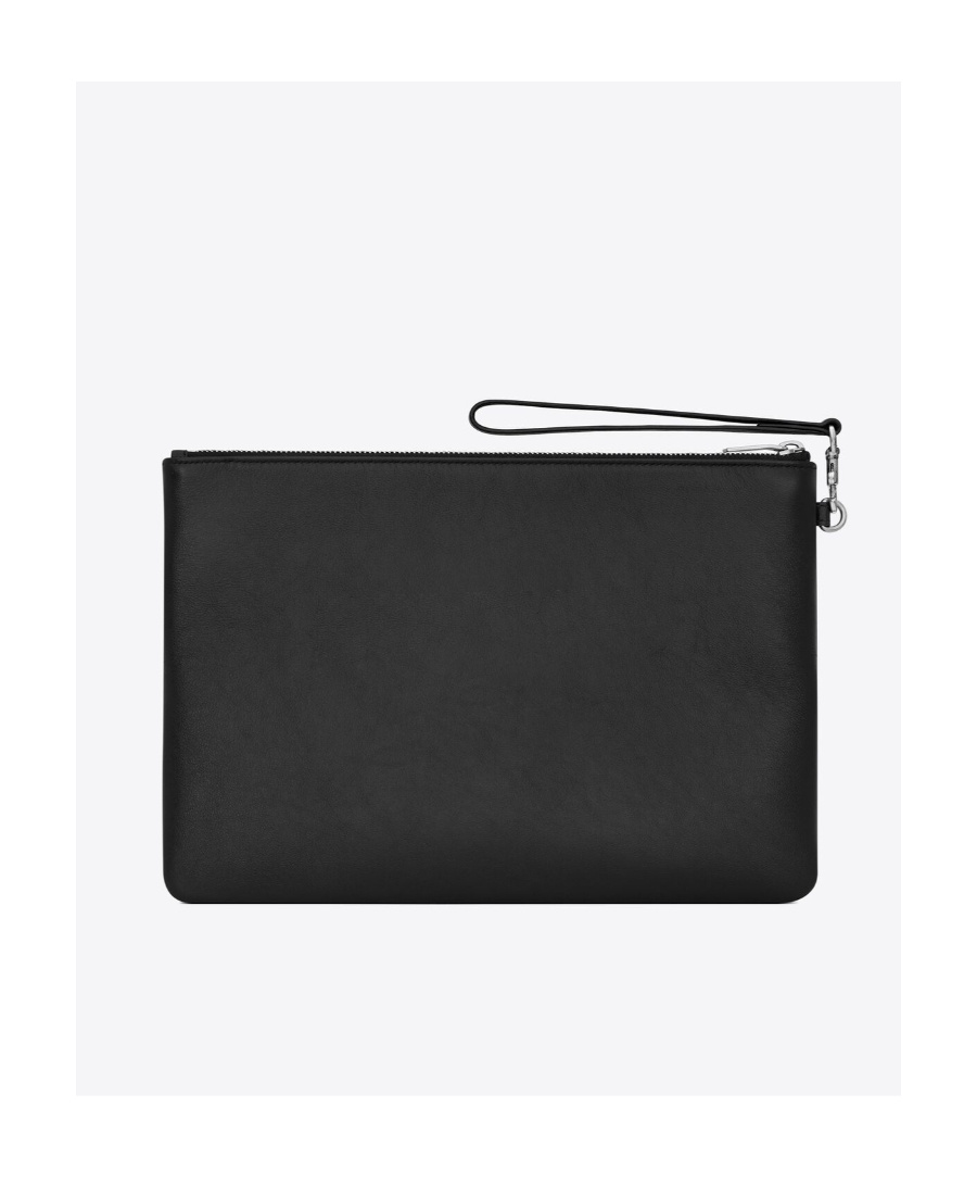 Saint Laurent Rive Gauche Pouch In Black