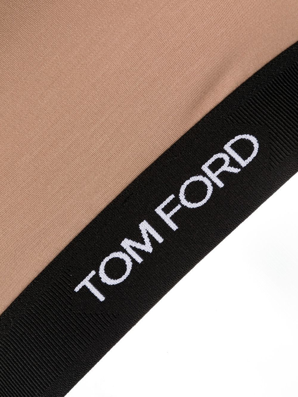 Tom Ford Beige Modal Signature Bralette In Nude