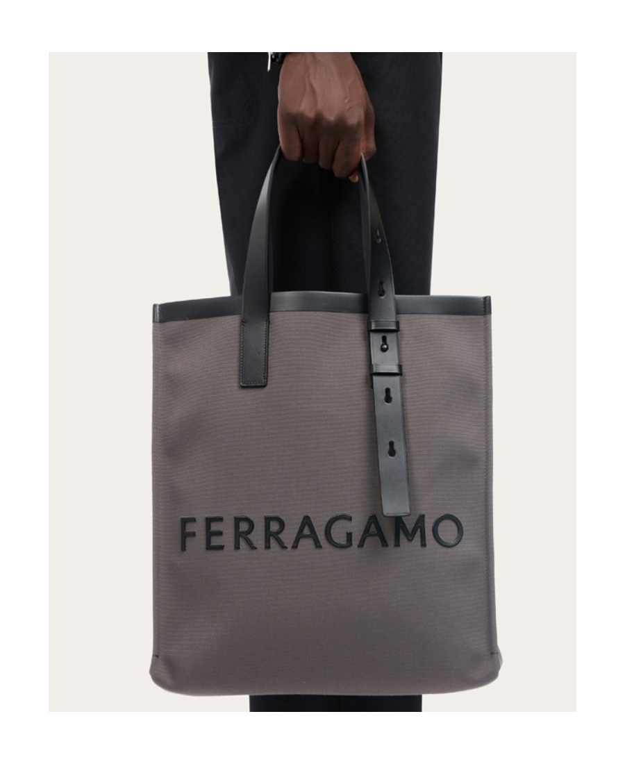 FERRAGAMO TOP DUAL-HANDLE HANDBAG