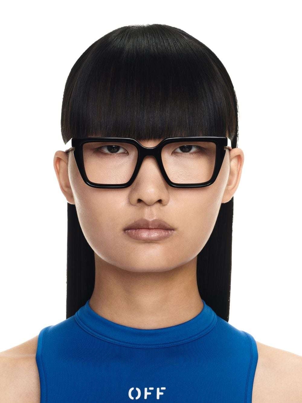 Off-white Optical Style 52 Glasses In Black