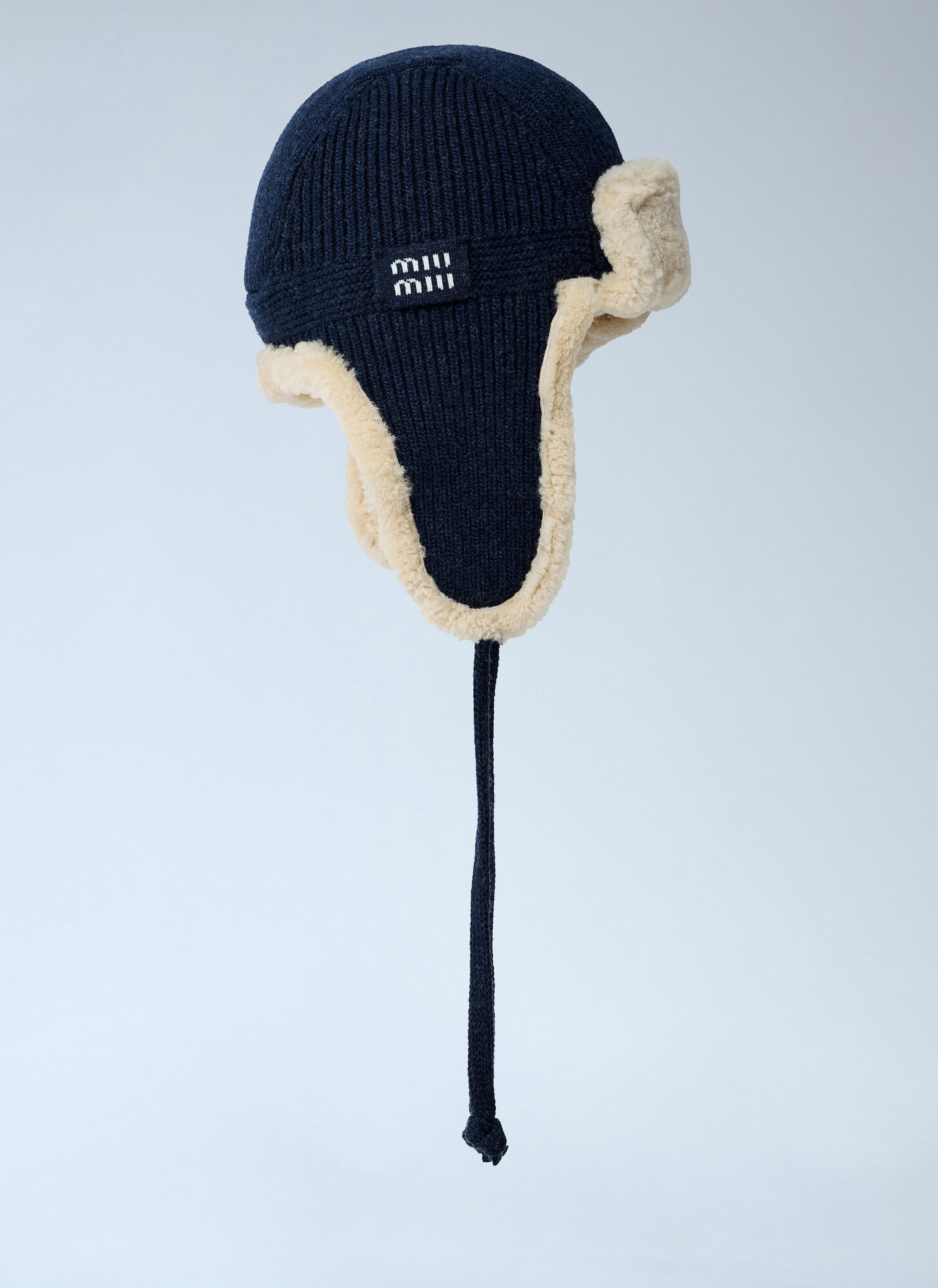 Miu Miu Plush Ear Cap In Brown