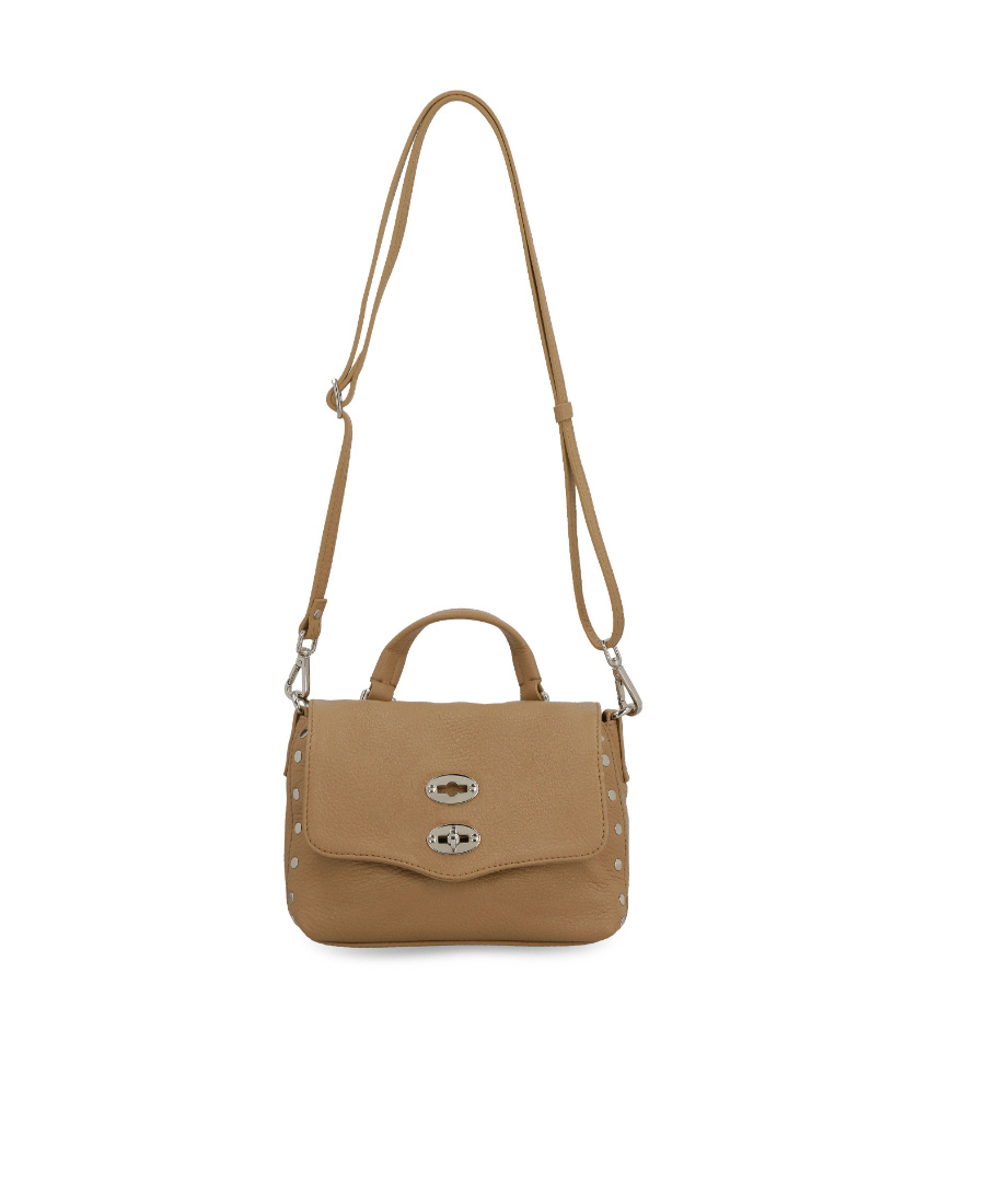 Zanellato Mini Postina Foldover-top Tote Bag In Brown