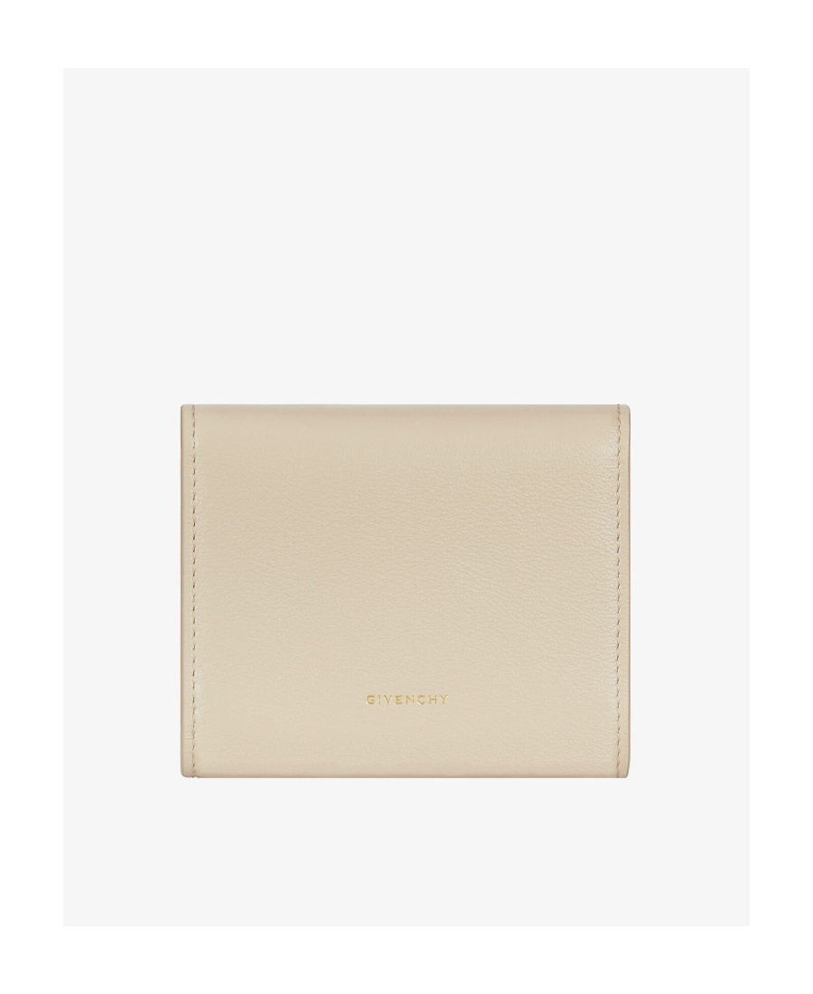 Givenchy 4g Trifold Wallet In Nude