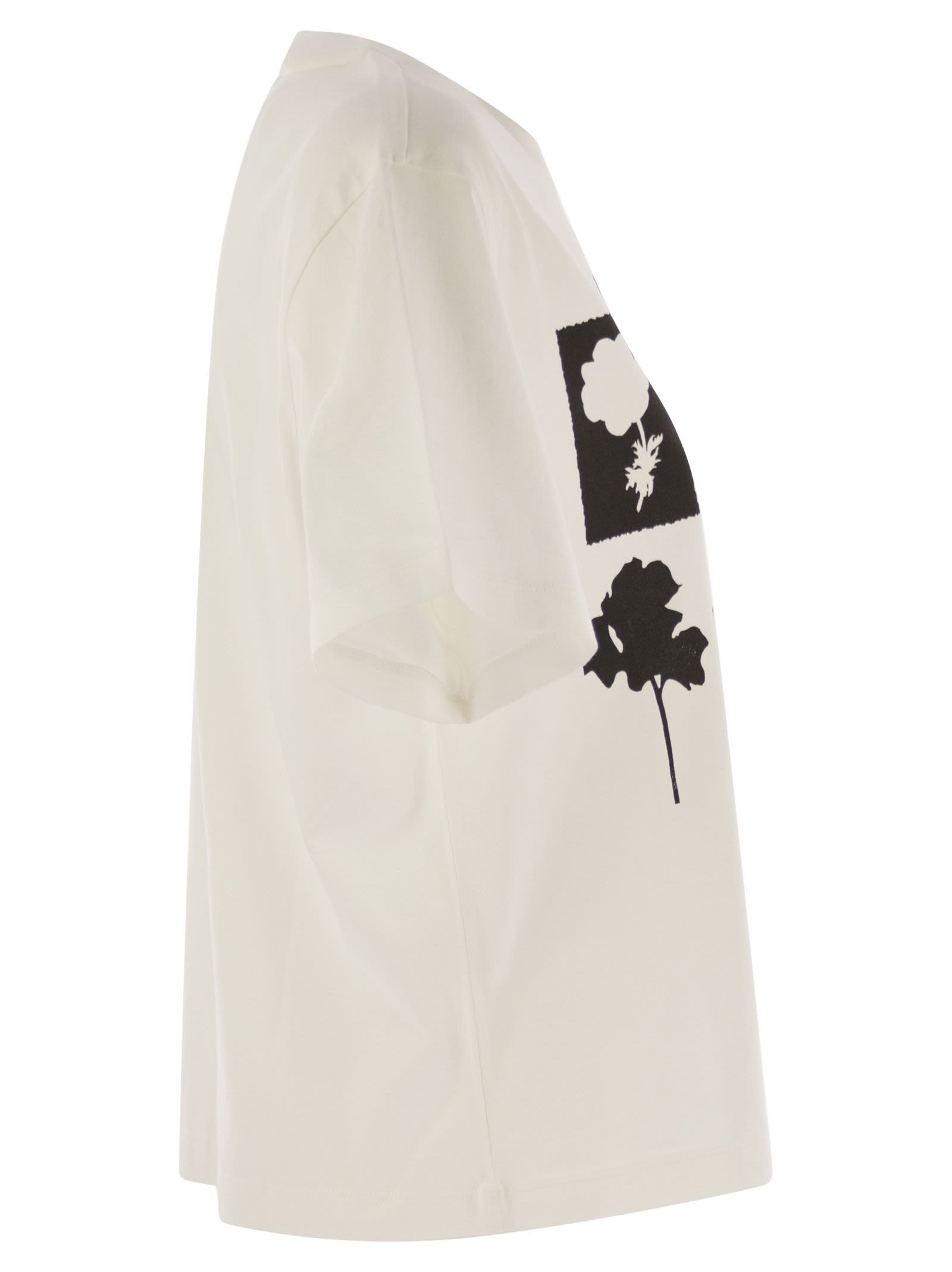 Weekend Max Mara Short-sleeved T-shirt In White