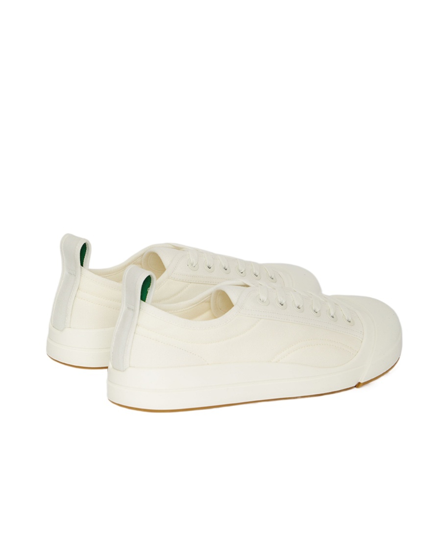 Bottega Veneta Canvas Vulcan Sneakers In White