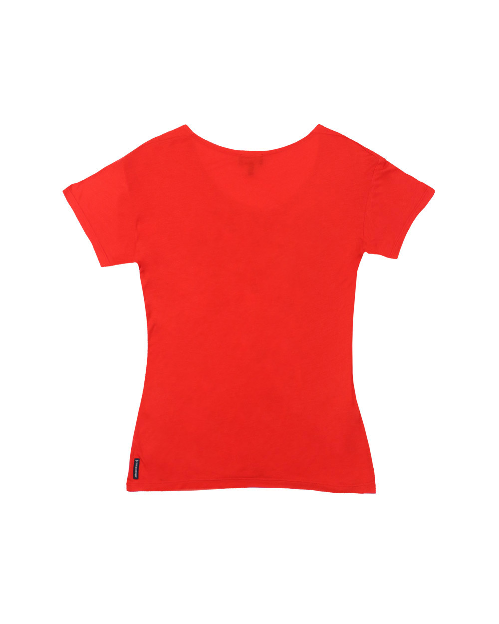 Armani Jeans Round-necked Logo T-shirt In Red