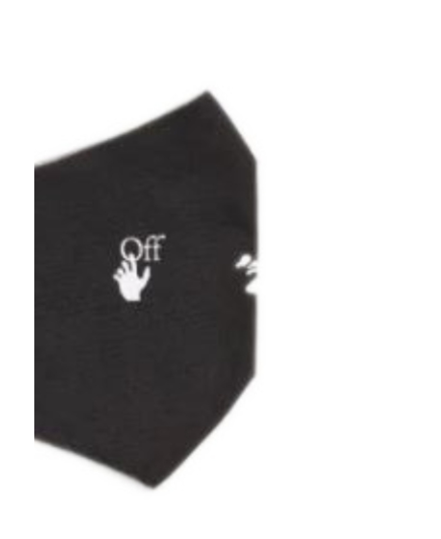 Off-white Swimm Logo-print Face Mask In Black