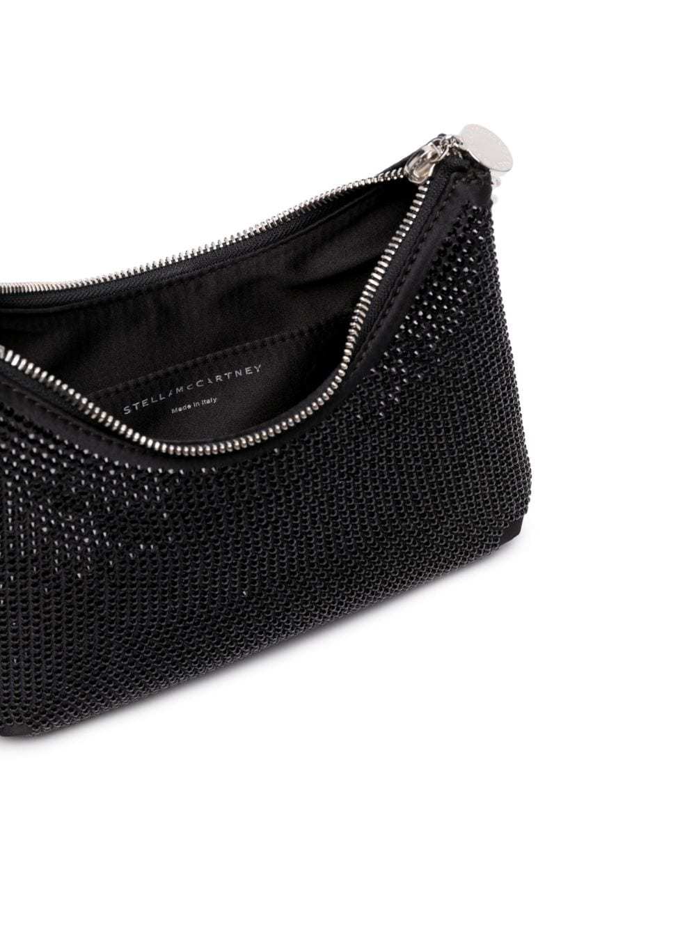 Stella Mccartney Falabella Chain-linked Mini Shoulder Bag In Black