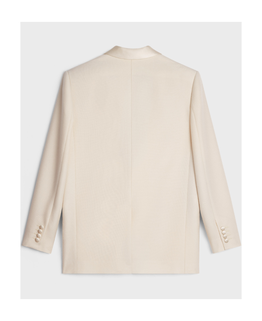 Celine Jude Dovetail Suit Jacket In Nude