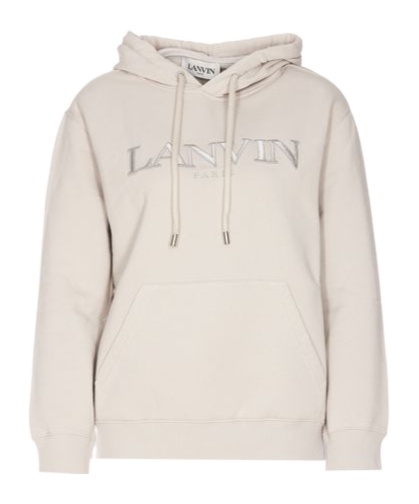 Lanvin Long Sleeve Sweatshirt In White