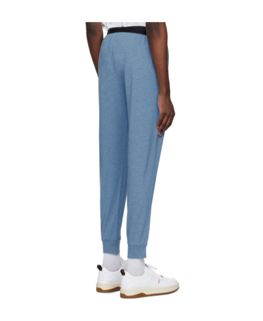 Shop Hugo Boss Logo Sweatpants In Blue