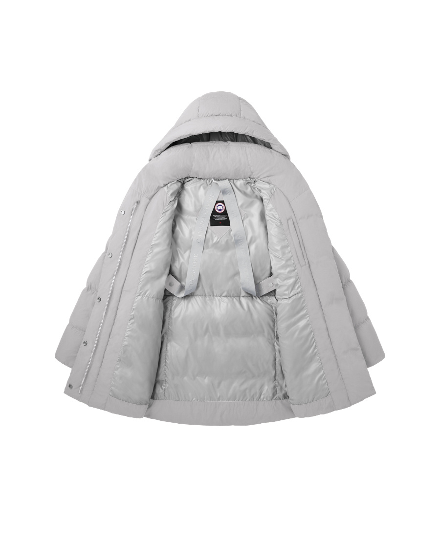 CANADA GOOSE BELTED PADDED DOWN JACKET 