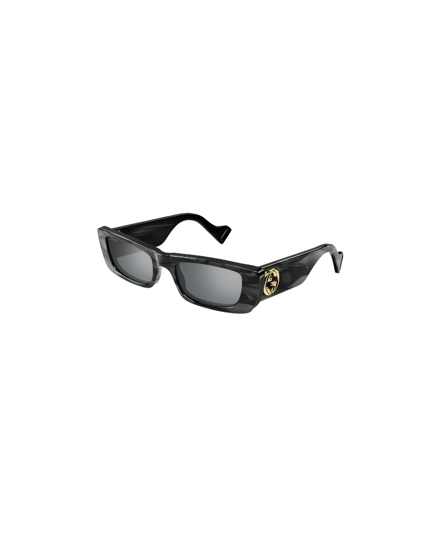 Gucci Rectangular-frame Sunglasses In Black