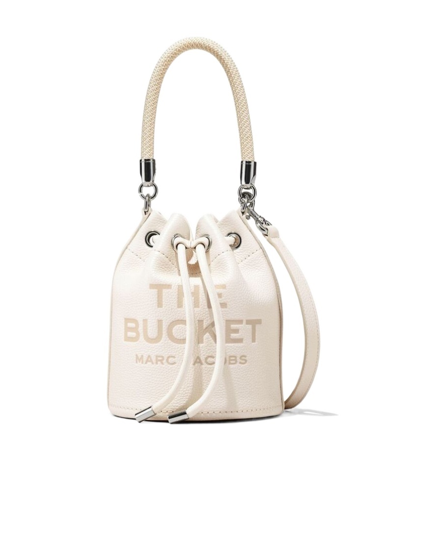 Marc Jacobs The Leather Bucket Bag In White