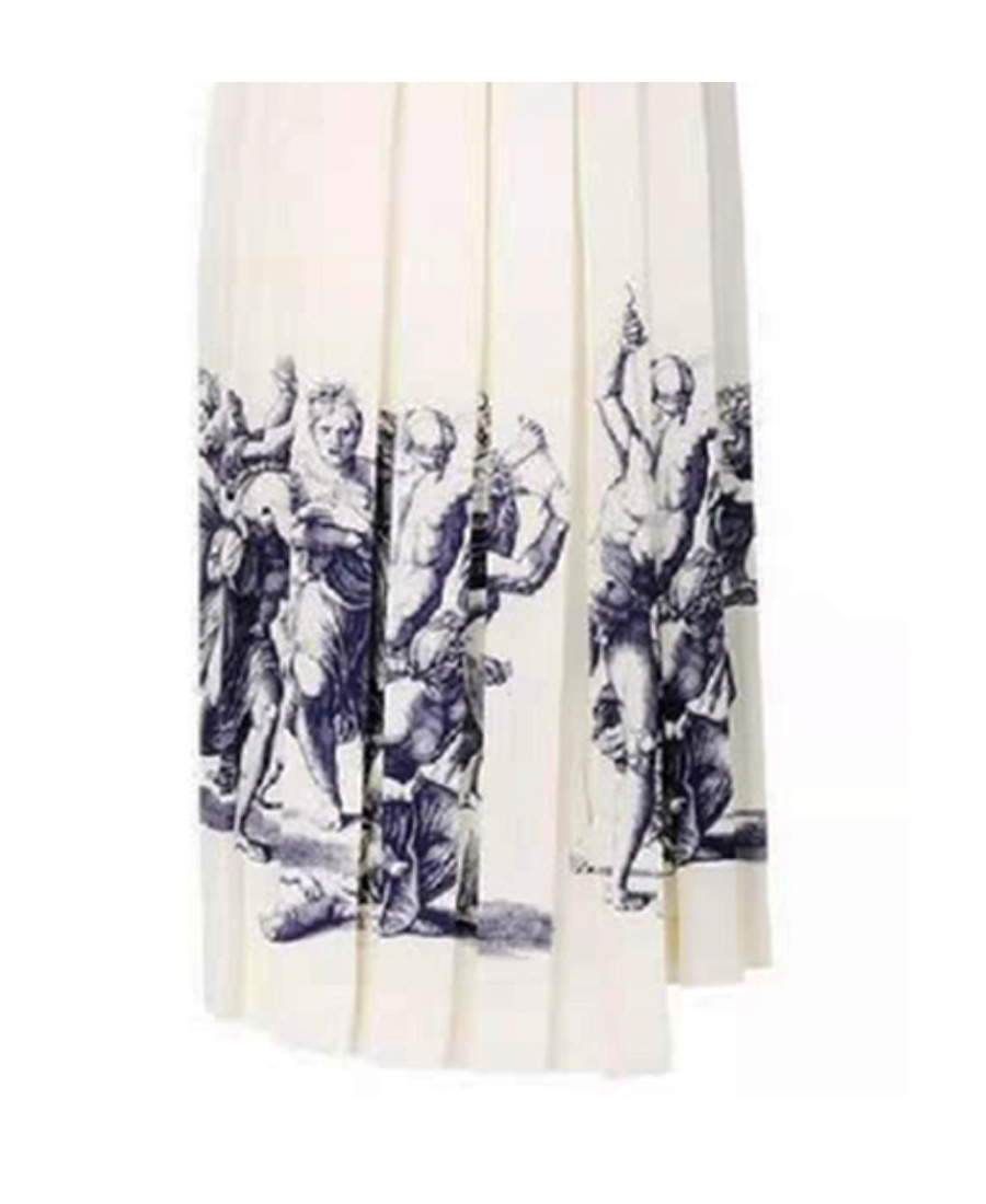 CELINE PRINTED PATTERN SKIRT 