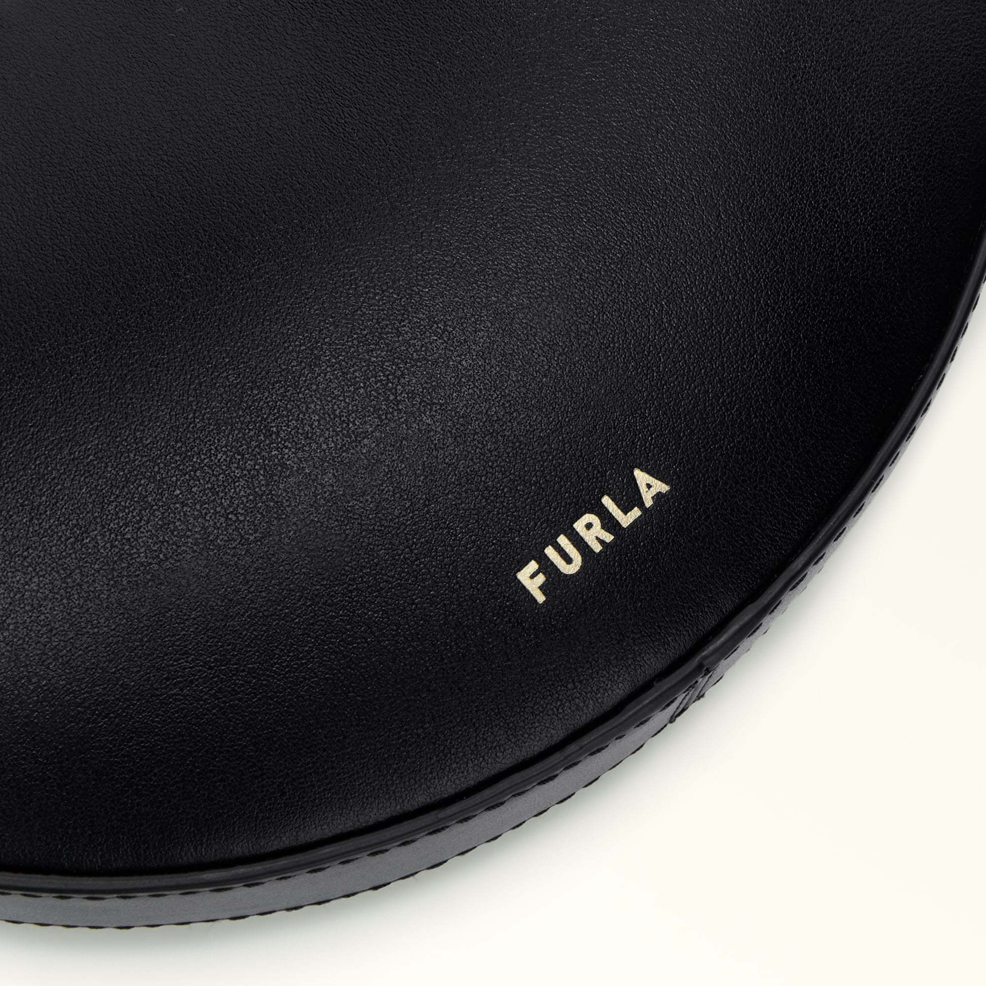 Furla Delizia Mini Bag Nero Black Soft Calf Leather Woman