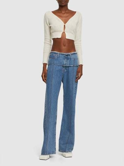 Shop Jacquemus Le Cardigan Alzou Knitted Cardigan