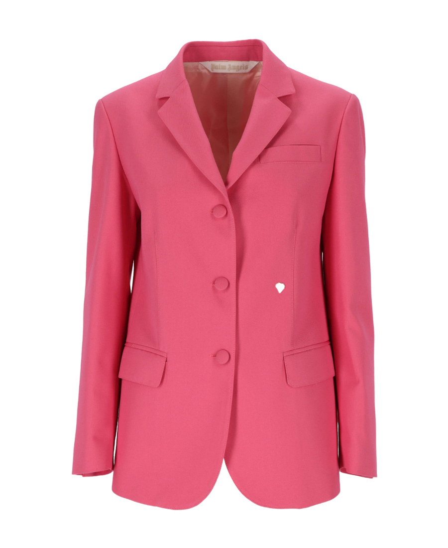 Palm Angels Miami Single-breasted Blazer In Red