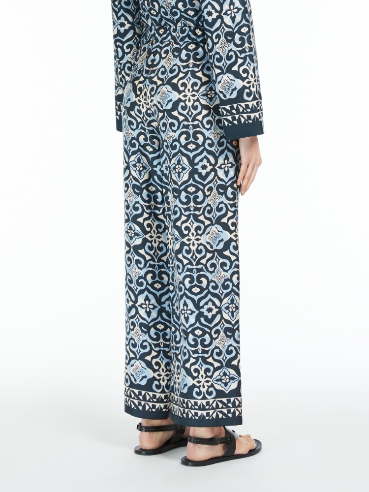 Max Mara Pattern Printed Casual Pants In Multicolor