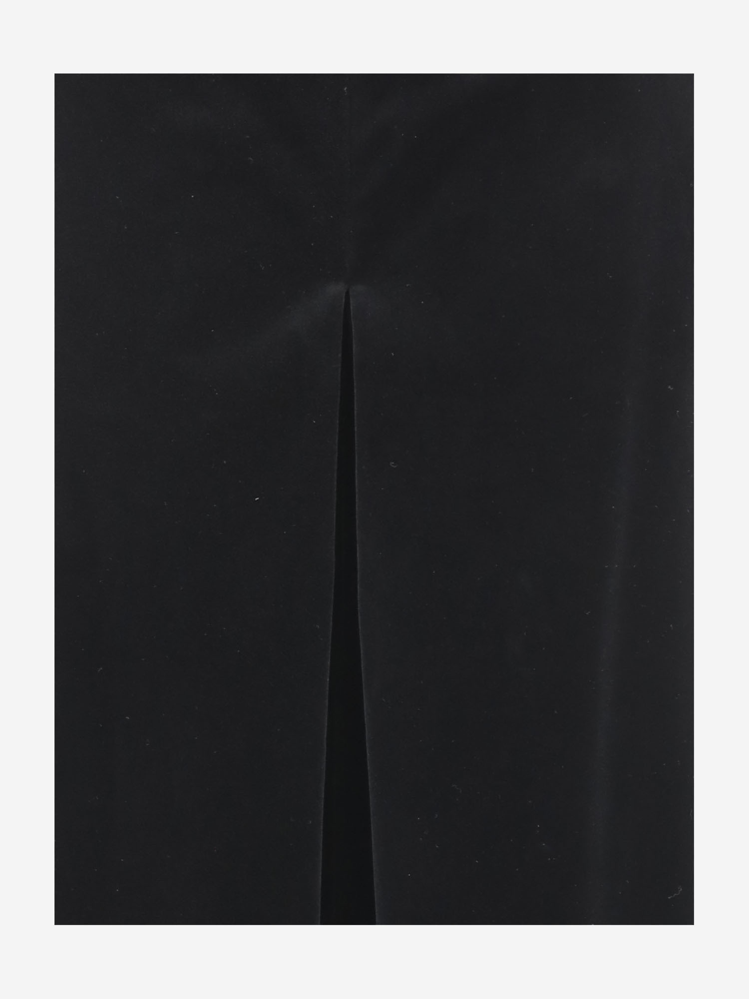 Saint Laurent Shiny Gabardine Skirt Skirts Black In Black