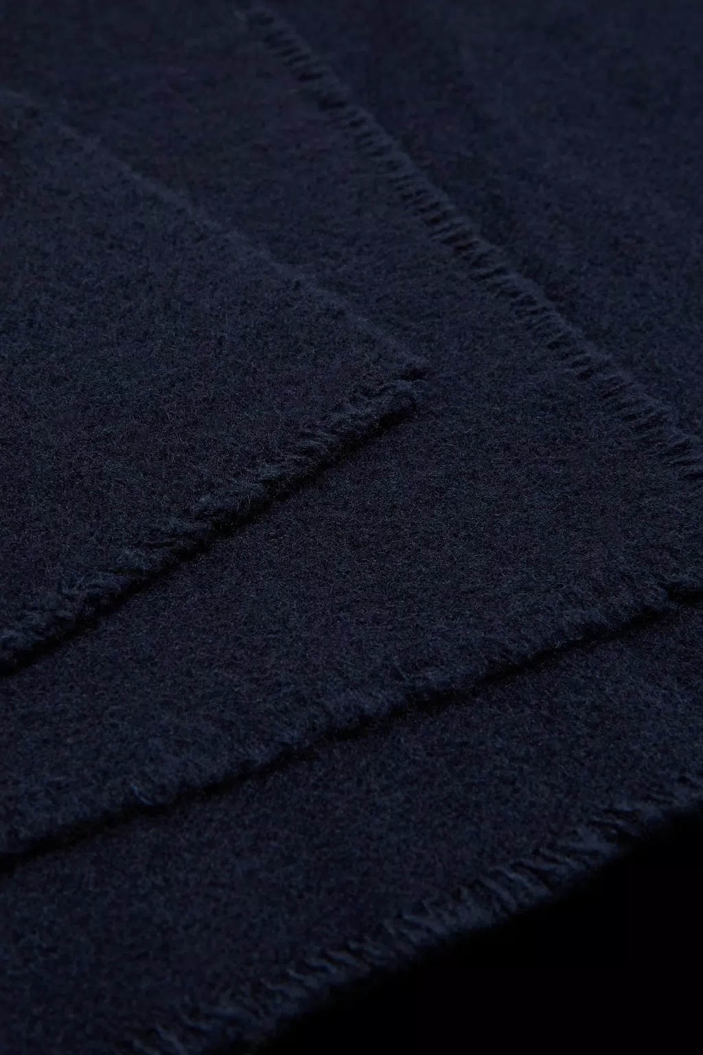 Moncler Logo-patch Fleece Hooded Cape In Blue