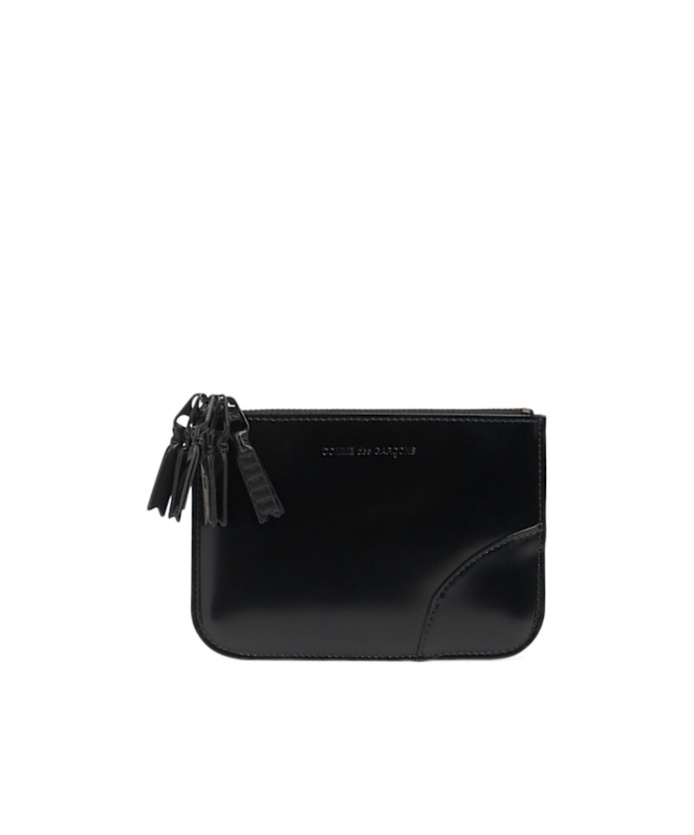 Comme Des Garçons Zip-top Leather Coin Purse