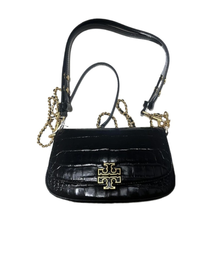 Tory Burch Small Britten Shoulder Bag In Black