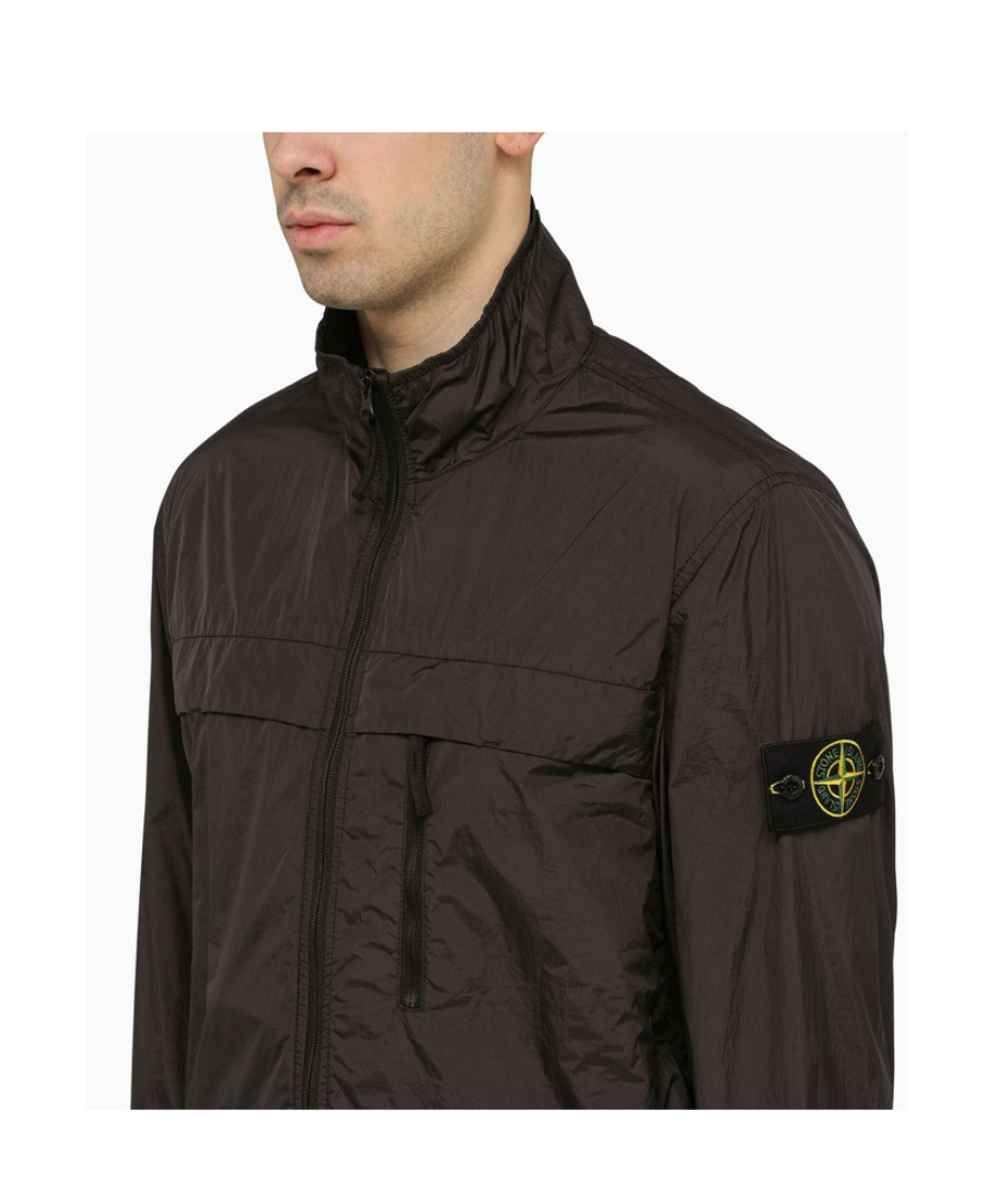 STONE ISLAND COMPASS-BADGE BOMBER JACKET 