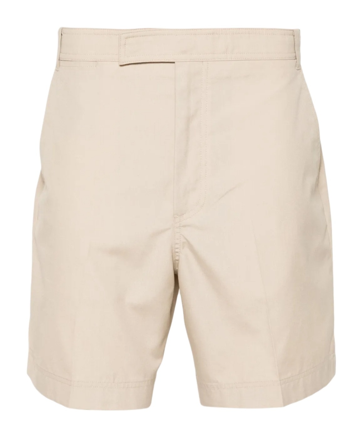 Thom Browne Pressed-crease Straight-leg Shorts In Nude