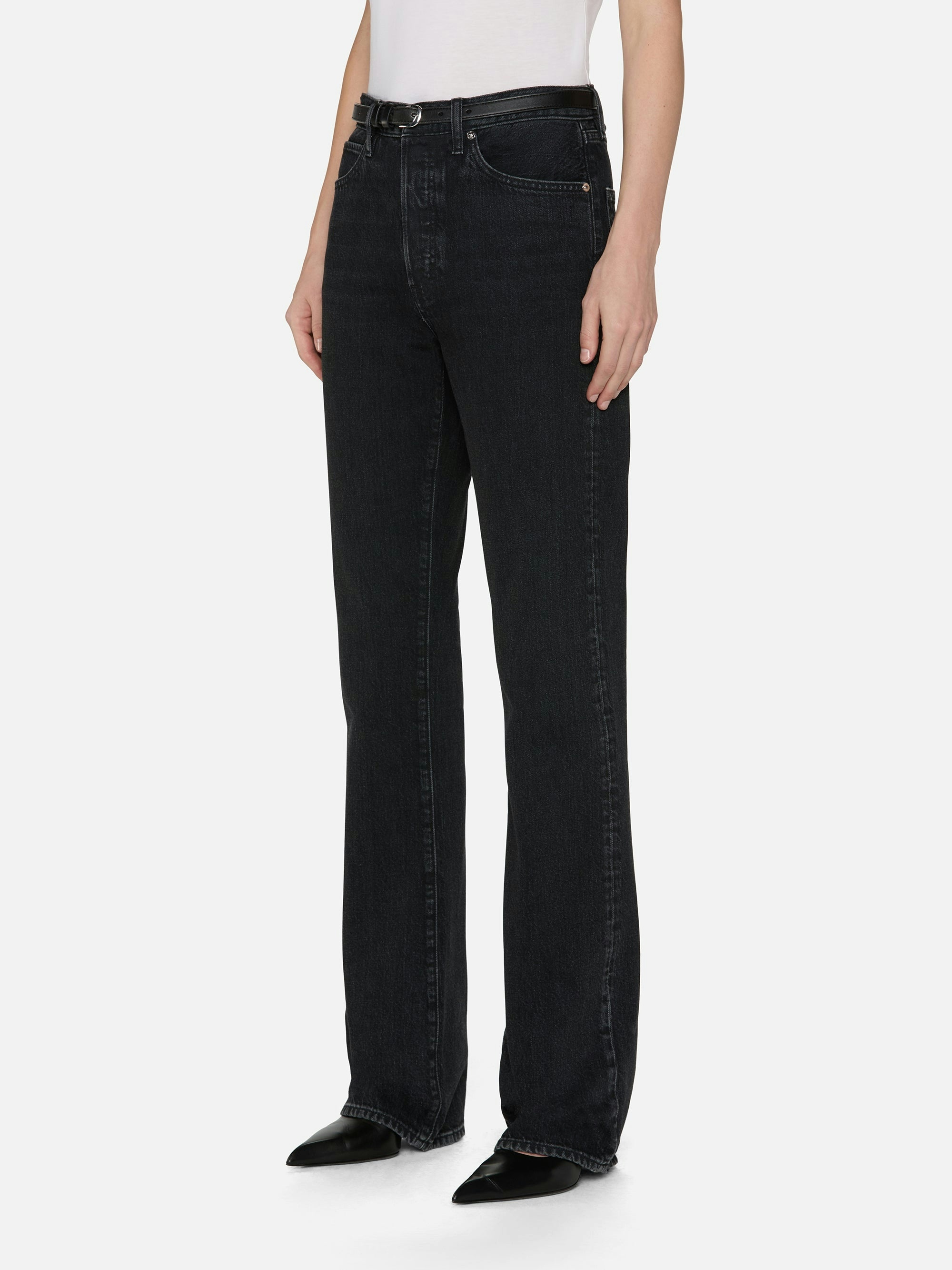 Frame Jeans With Belt Loops
