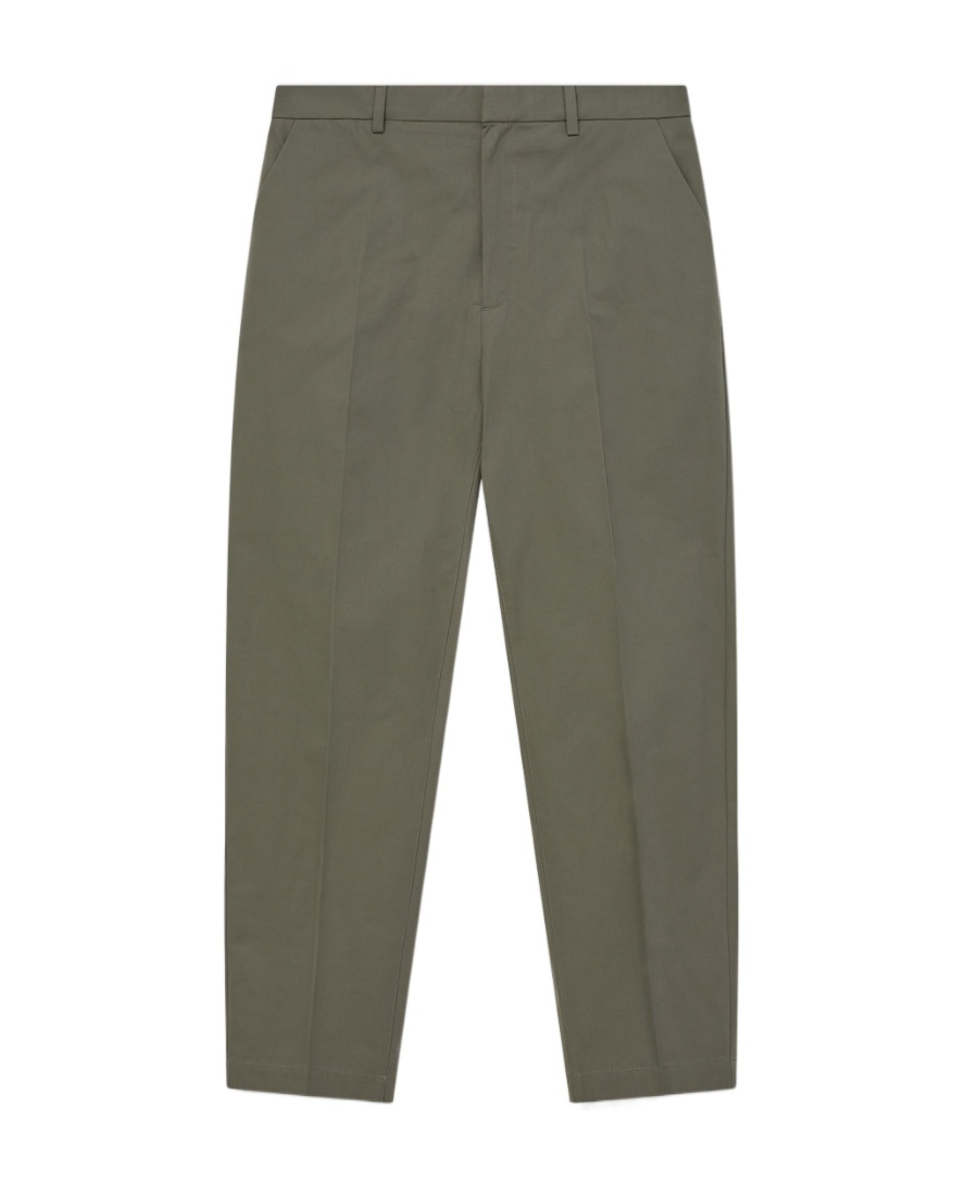 Apc Belt-loop Casual Pants In Green