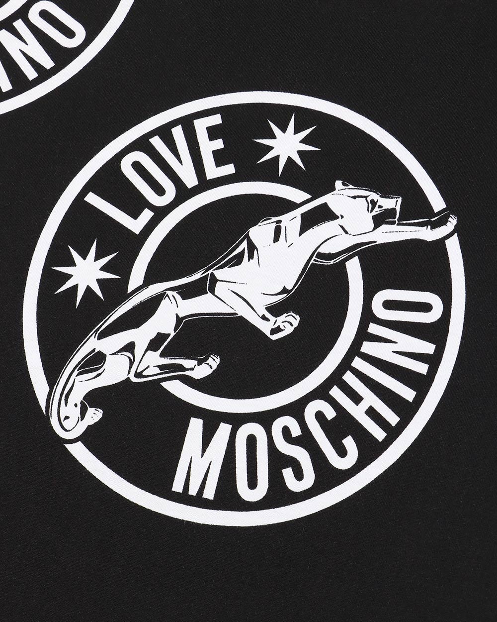 MOSCHINO LOGO DETAILS T-SHIRT